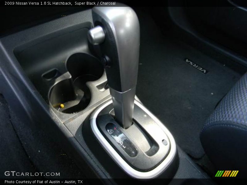 Super Black / Charcoal 2009 Nissan Versa 1.8 SL Hatchback