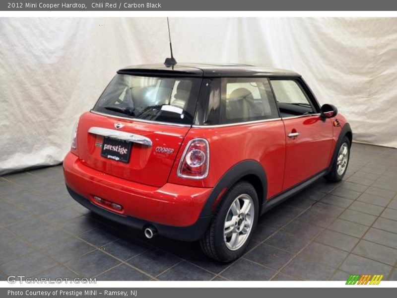 Chili Red / Carbon Black 2012 Mini Cooper Hardtop