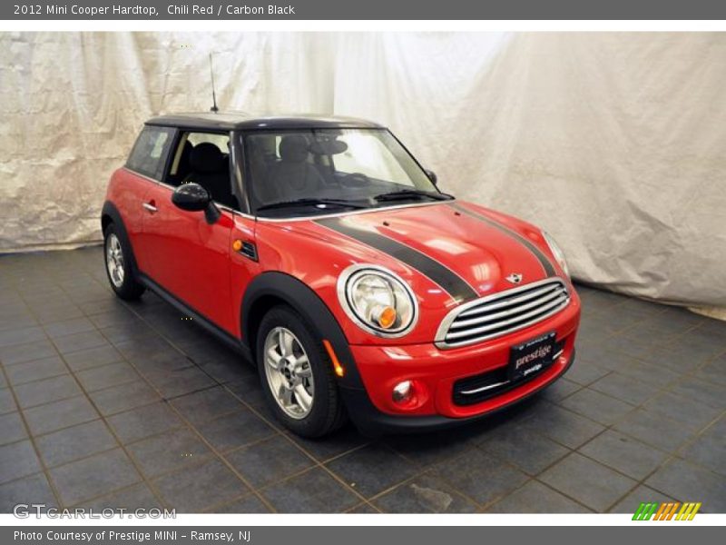 Chili Red / Carbon Black 2012 Mini Cooper Hardtop