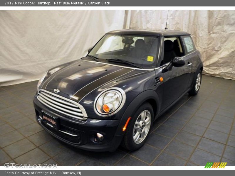 Reef Blue Metallic / Carbon Black 2012 Mini Cooper Hardtop