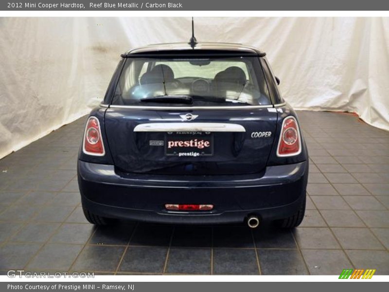 Reef Blue Metallic / Carbon Black 2012 Mini Cooper Hardtop