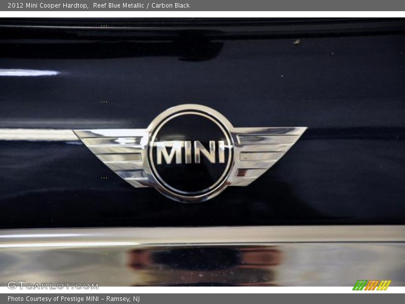 Reef Blue Metallic / Carbon Black 2012 Mini Cooper Hardtop