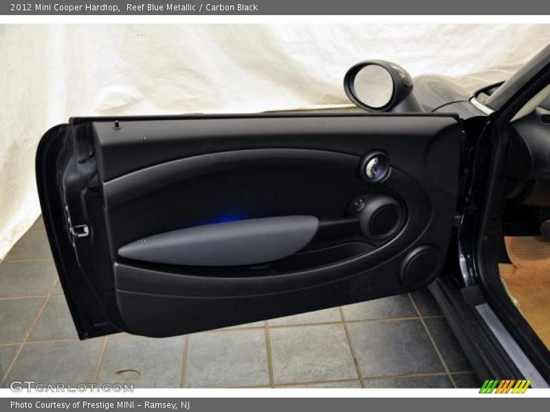 Reef Blue Metallic / Carbon Black 2012 Mini Cooper Hardtop
