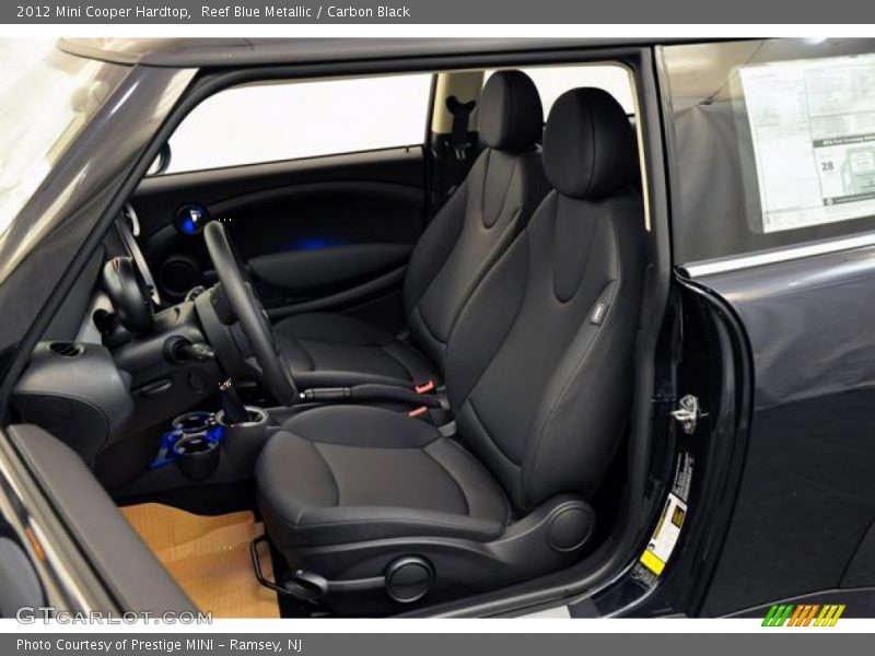 Reef Blue Metallic / Carbon Black 2012 Mini Cooper Hardtop