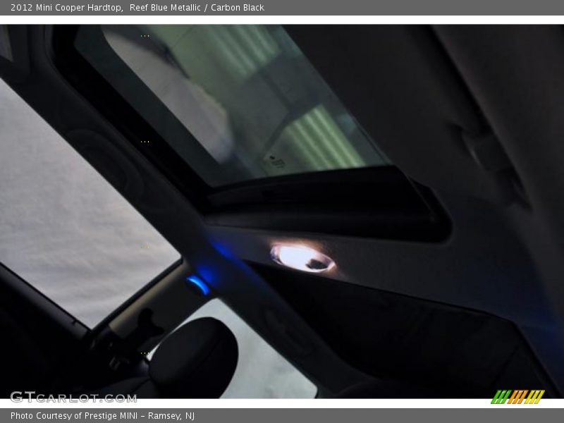 Reef Blue Metallic / Carbon Black 2012 Mini Cooper Hardtop