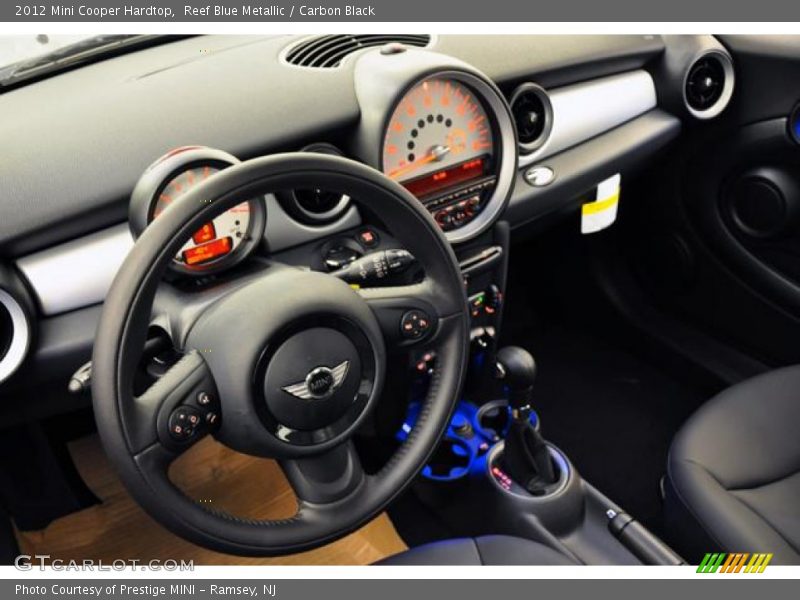 Reef Blue Metallic / Carbon Black 2012 Mini Cooper Hardtop