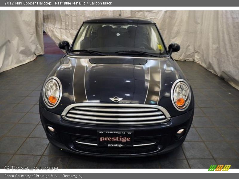Reef Blue Metallic / Carbon Black 2012 Mini Cooper Hardtop