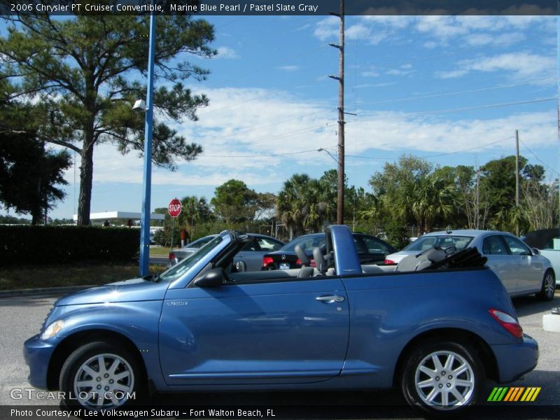 Marine Blue Pearl / Pastel Slate Gray 2006 Chrysler PT Cruiser Convertible