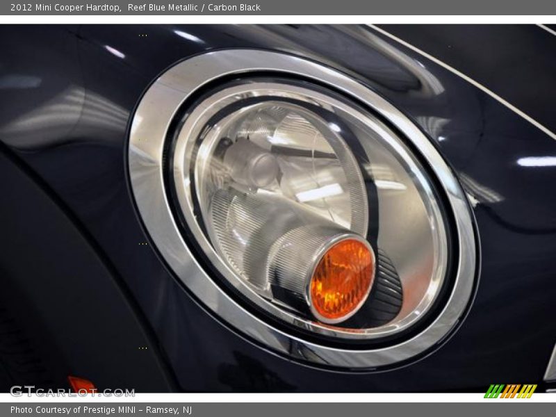 Reef Blue Metallic / Carbon Black 2012 Mini Cooper Hardtop