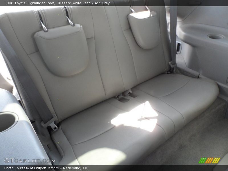 Blizzard White Pearl / Ash Gray 2008 Toyota Highlander Sport