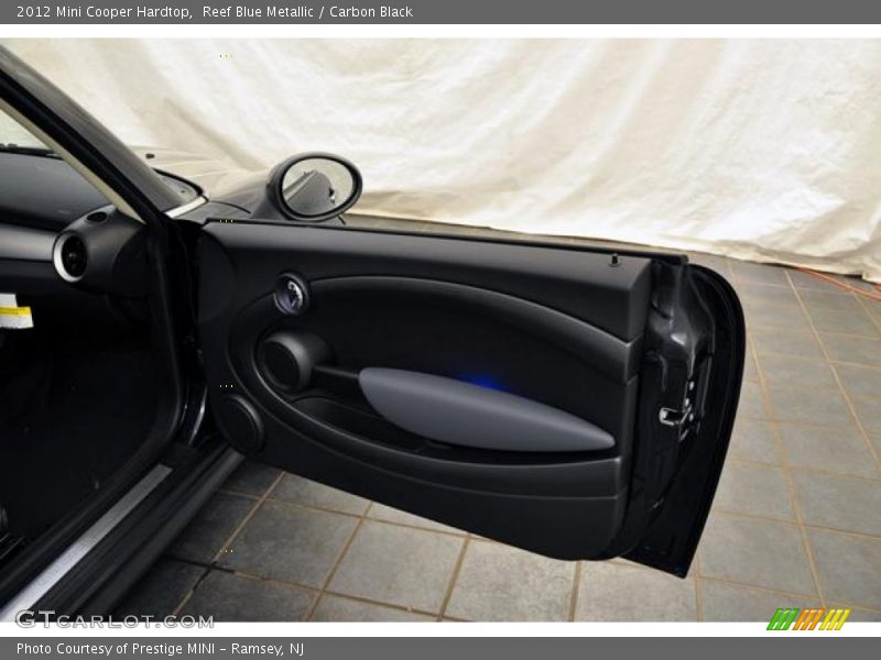 Reef Blue Metallic / Carbon Black 2012 Mini Cooper Hardtop