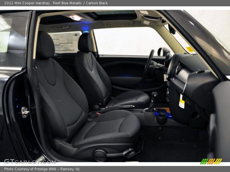 Reef Blue Metallic / Carbon Black 2012 Mini Cooper Hardtop