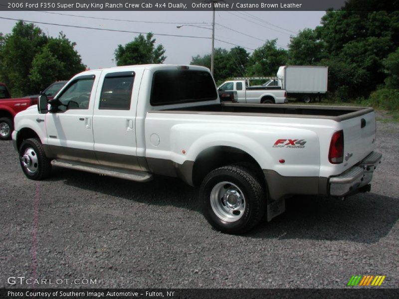 Oxford White / Castano Brown Leather 2006 Ford F350 Super Duty King Ranch Crew Cab 4x4 Dually