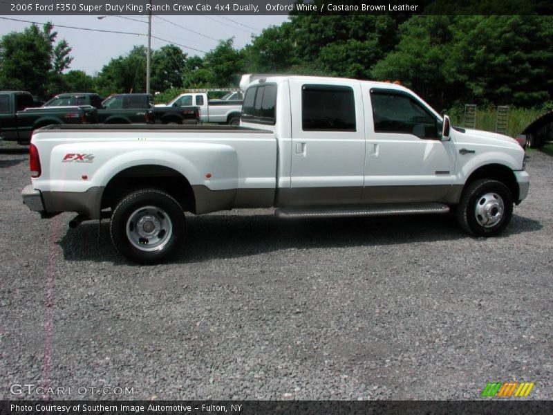 Oxford White / Castano Brown Leather 2006 Ford F350 Super Duty King Ranch Crew Cab 4x4 Dually