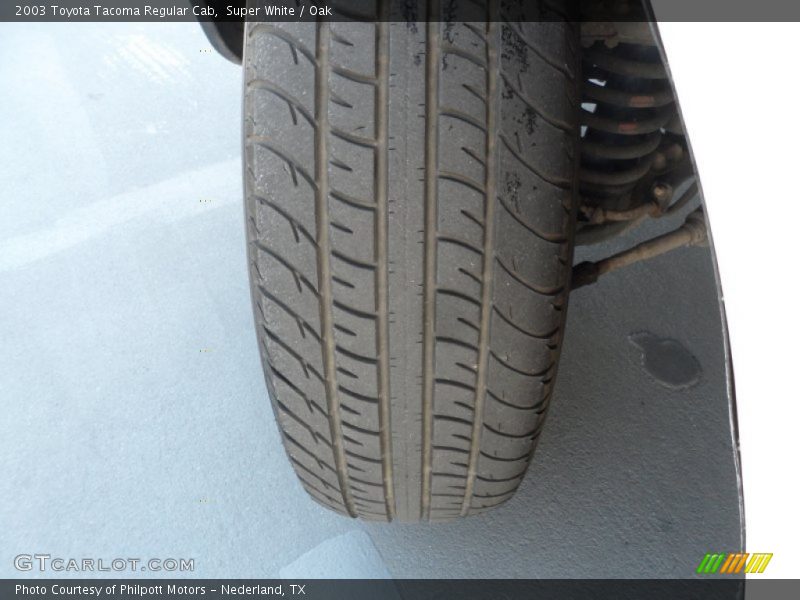 Super White / Oak 2003 Toyota Tacoma Regular Cab