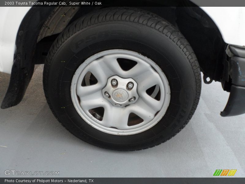 Super White / Oak 2003 Toyota Tacoma Regular Cab