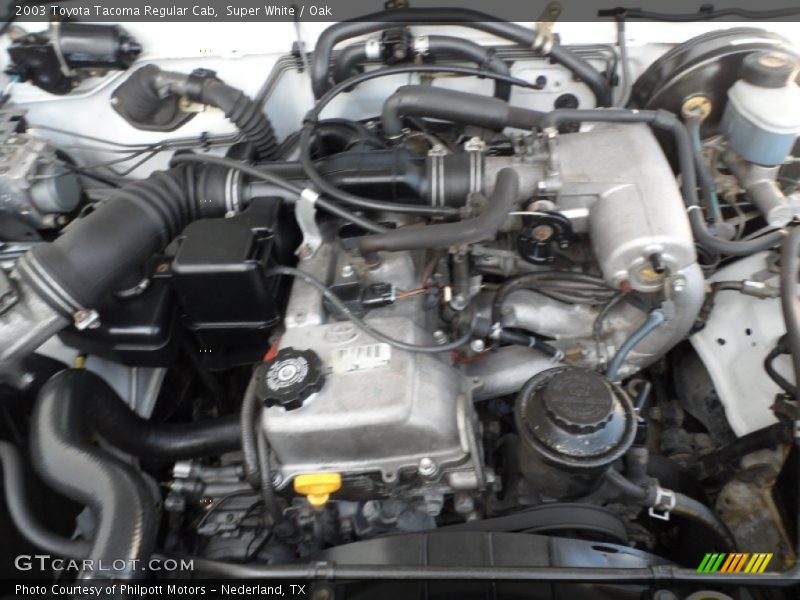 Super White / Oak 2003 Toyota Tacoma Regular Cab