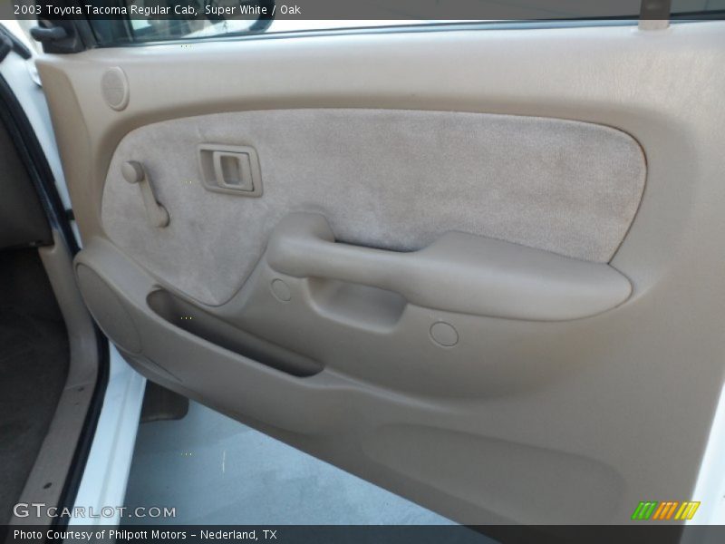 Super White / Oak 2003 Toyota Tacoma Regular Cab
