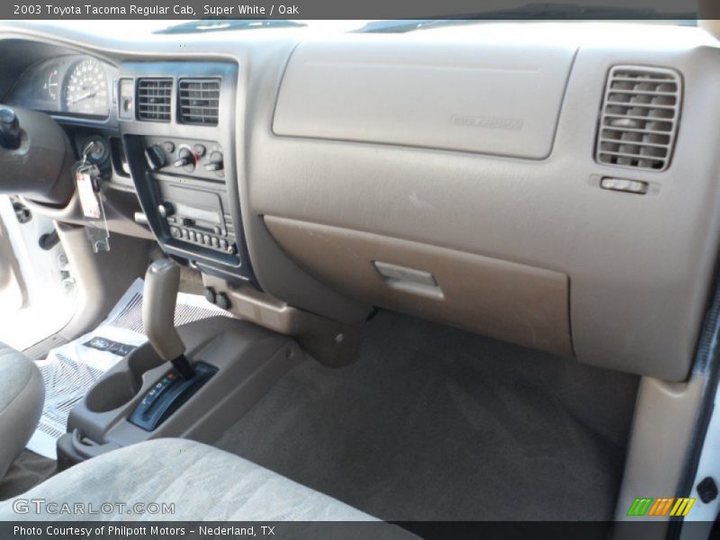 Super White / Oak 2003 Toyota Tacoma Regular Cab