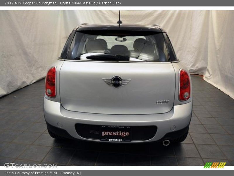 Crystal Silver Metallic / Carbon Black 2012 Mini Cooper Countryman