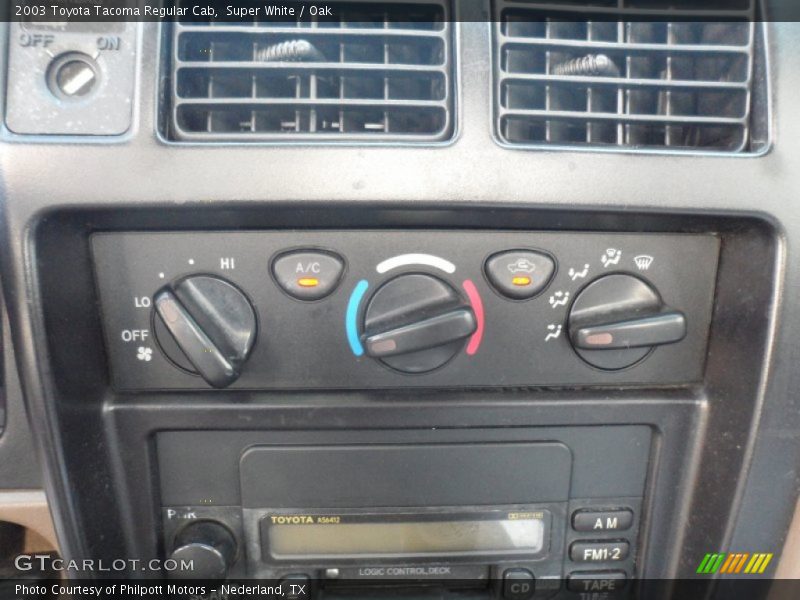 Super White / Oak 2003 Toyota Tacoma Regular Cab