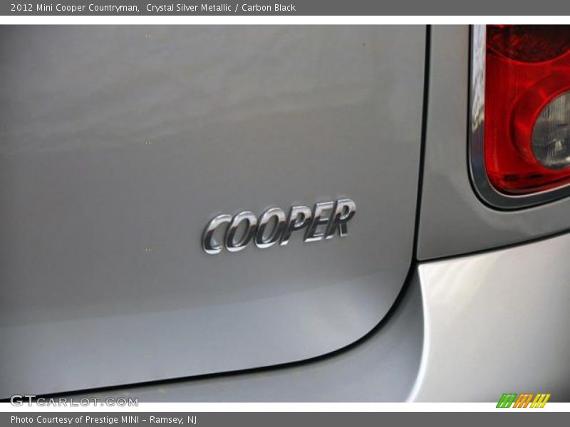 Crystal Silver Metallic / Carbon Black 2012 Mini Cooper Countryman
