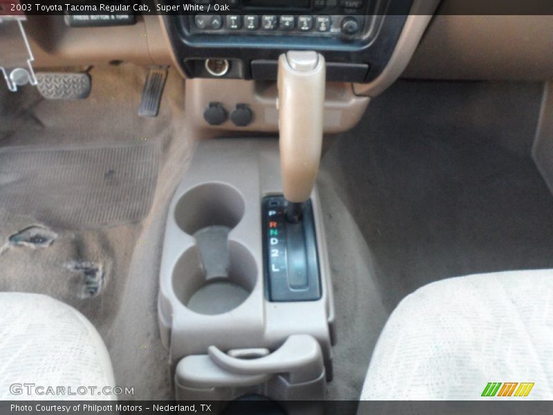 Super White / Oak 2003 Toyota Tacoma Regular Cab