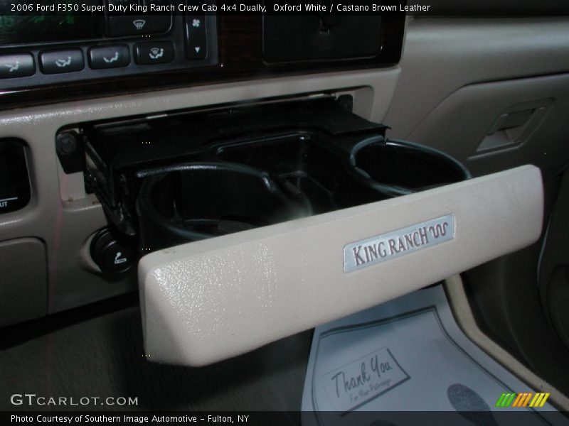 Oxford White / Castano Brown Leather 2006 Ford F350 Super Duty King Ranch Crew Cab 4x4 Dually