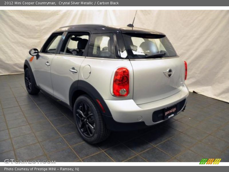 Crystal Silver Metallic / Carbon Black 2012 Mini Cooper Countryman