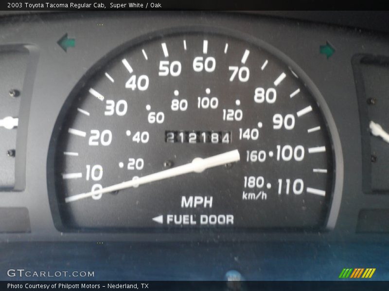 Super White / Oak 2003 Toyota Tacoma Regular Cab
