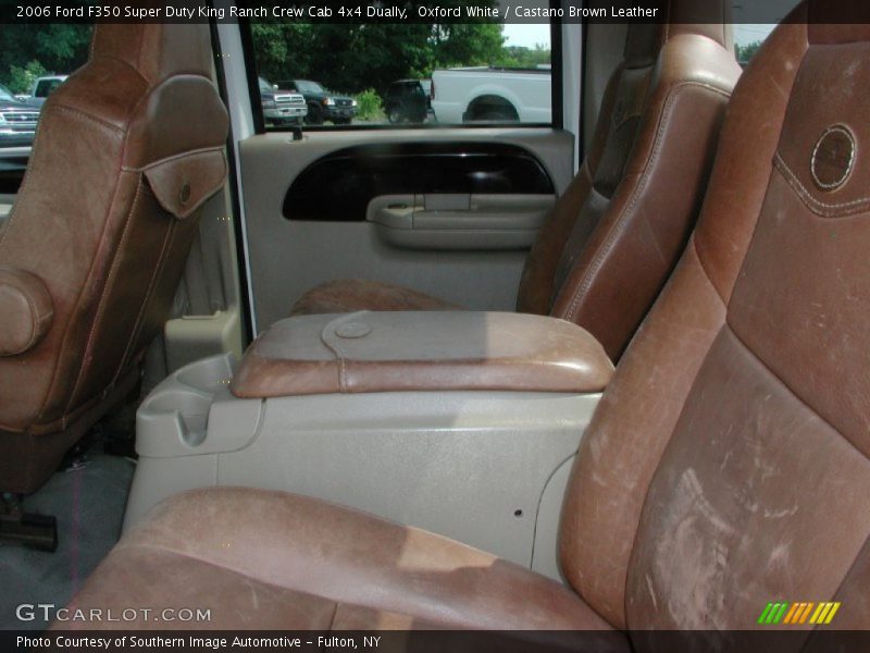 Oxford White / Castano Brown Leather 2006 Ford F350 Super Duty King Ranch Crew Cab 4x4 Dually