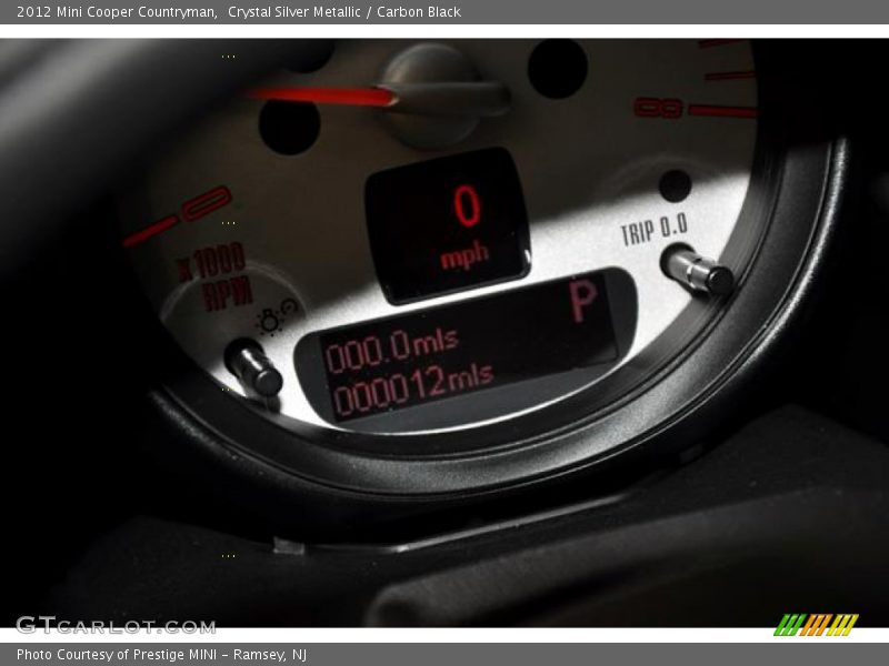 Crystal Silver Metallic / Carbon Black 2012 Mini Cooper Countryman
