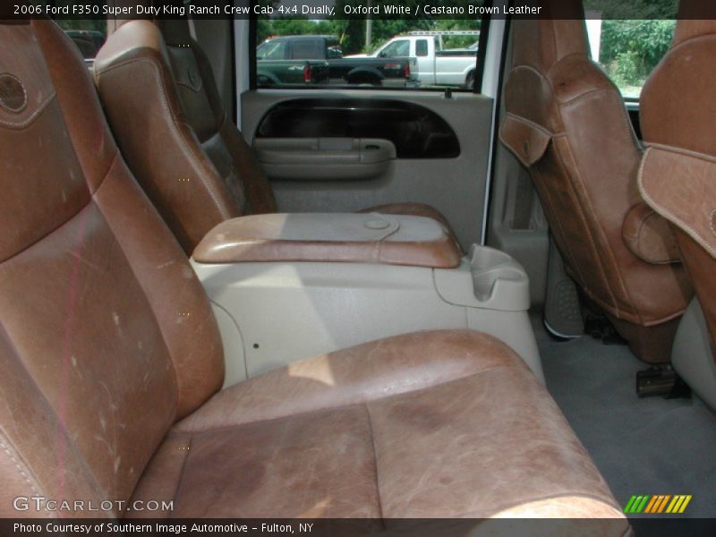 Oxford White / Castano Brown Leather 2006 Ford F350 Super Duty King Ranch Crew Cab 4x4 Dually