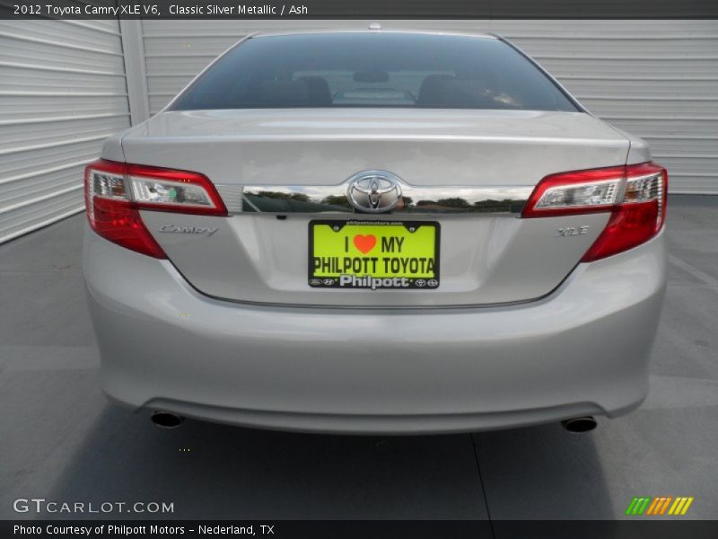 Classic Silver Metallic / Ash 2012 Toyota Camry XLE V6