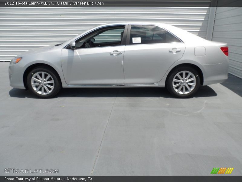 Classic Silver Metallic / Ash 2012 Toyota Camry XLE V6