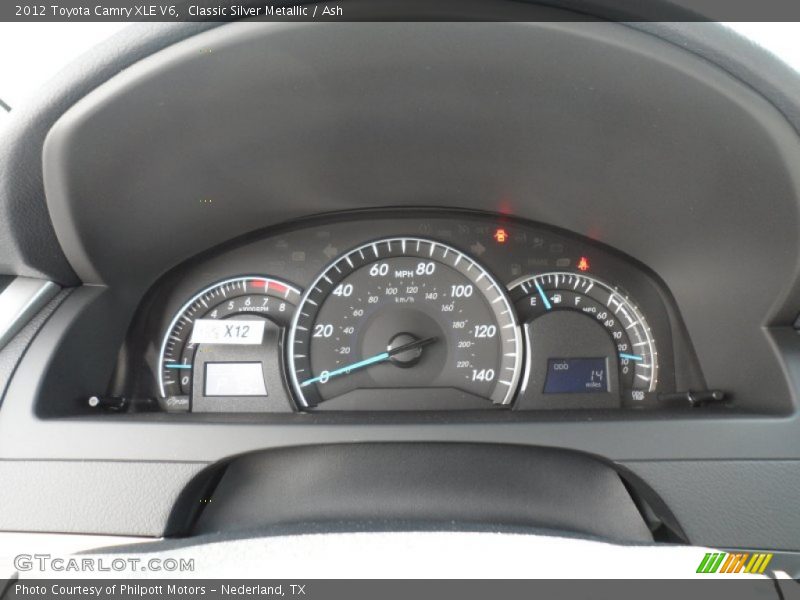 Classic Silver Metallic / Ash 2012 Toyota Camry XLE V6