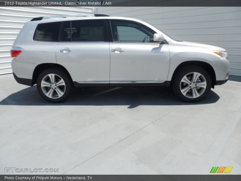 Classic Silver Metallic / Ash 2012 Toyota Highlander Limited