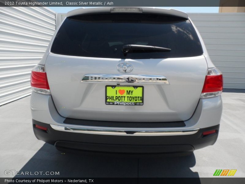 Classic Silver Metallic / Ash 2012 Toyota Highlander Limited