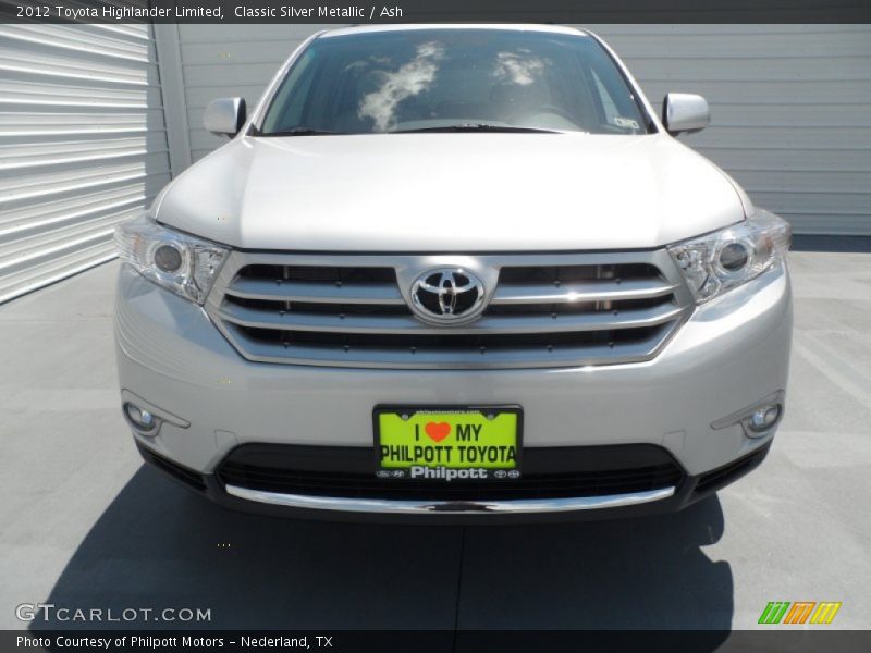 Classic Silver Metallic / Ash 2012 Toyota Highlander Limited