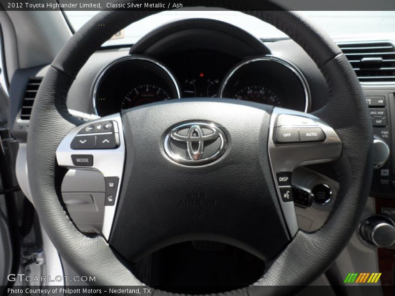 Classic Silver Metallic / Ash 2012 Toyota Highlander Limited