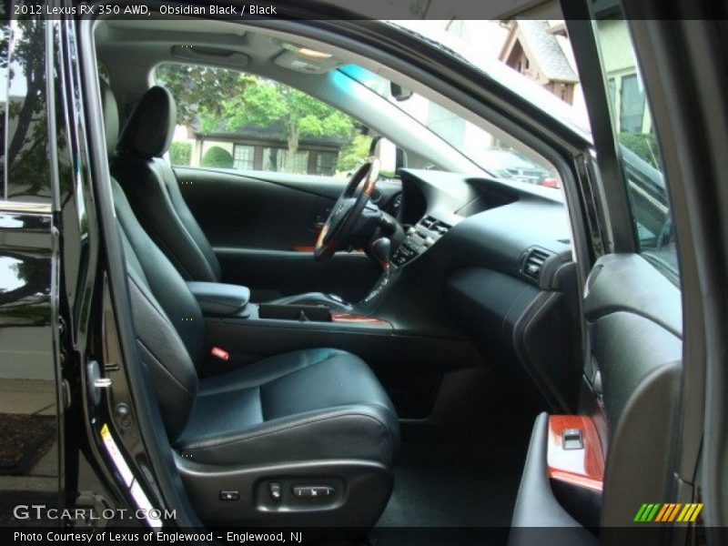 Obsidian Black / Black 2012 Lexus RX 350 AWD