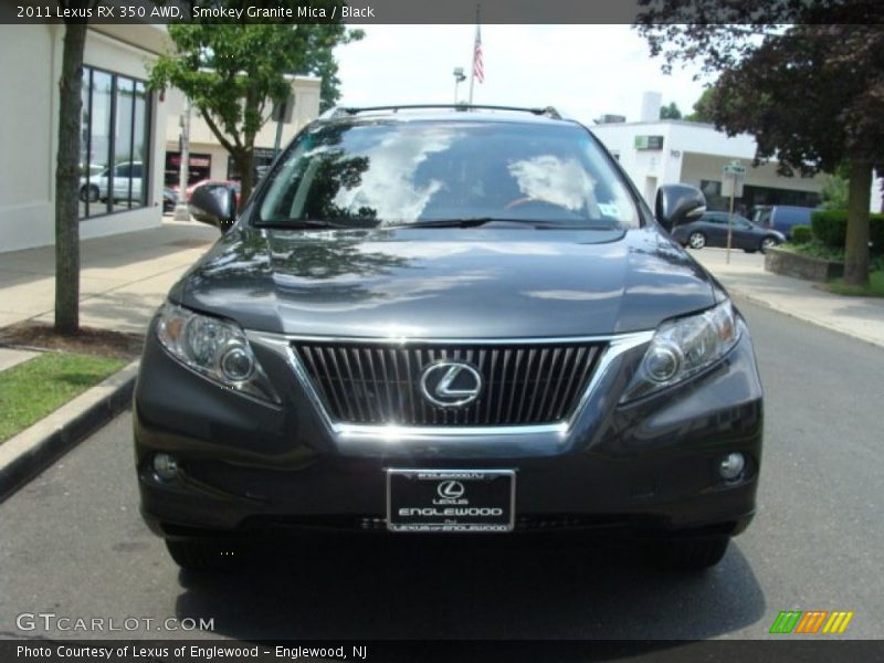 Smokey Granite Mica / Black 2011 Lexus RX 350 AWD