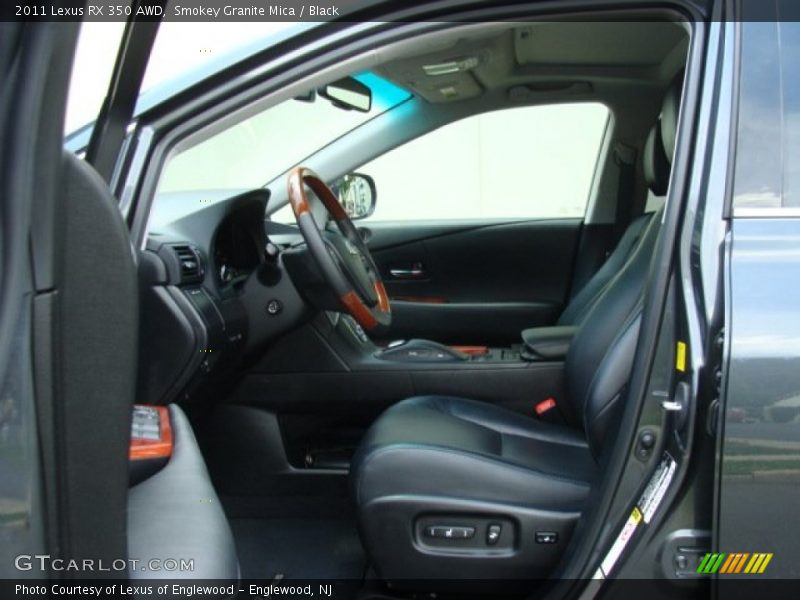 Smokey Granite Mica / Black 2011 Lexus RX 350 AWD