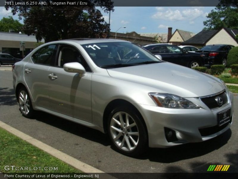 Tungsten Pearl / Ecru 2011 Lexus IS 250 AWD