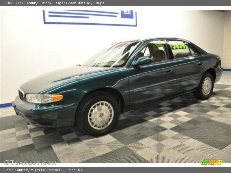 Jasper Green Metallic / Taupe 2000 Buick Century Custom