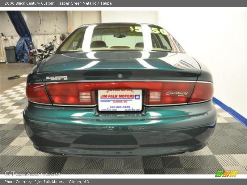 Jasper Green Metallic / Taupe 2000 Buick Century Custom