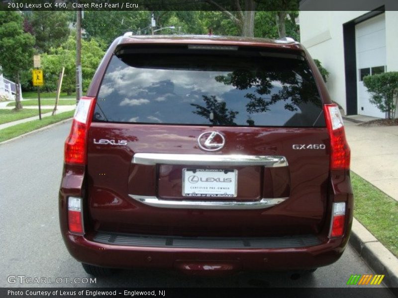 Claret Red Pearl / Ecru 2010 Lexus GX 460