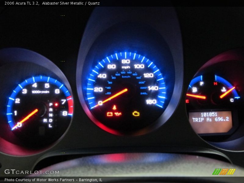 Alabaster Silver Metallic / Quartz 2006 Acura TL 3.2