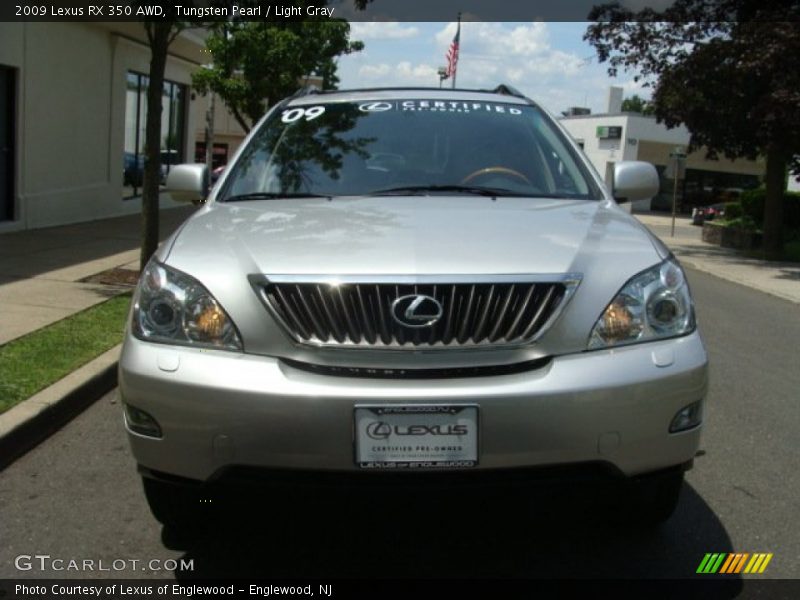 Tungsten Pearl / Light Gray 2009 Lexus RX 350 AWD