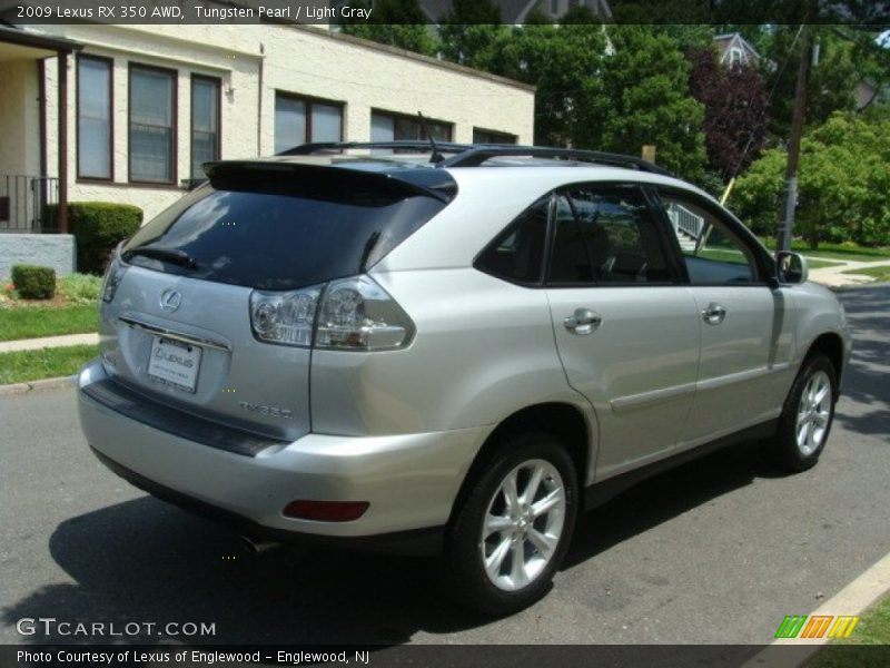 Tungsten Pearl / Light Gray 2009 Lexus RX 350 AWD